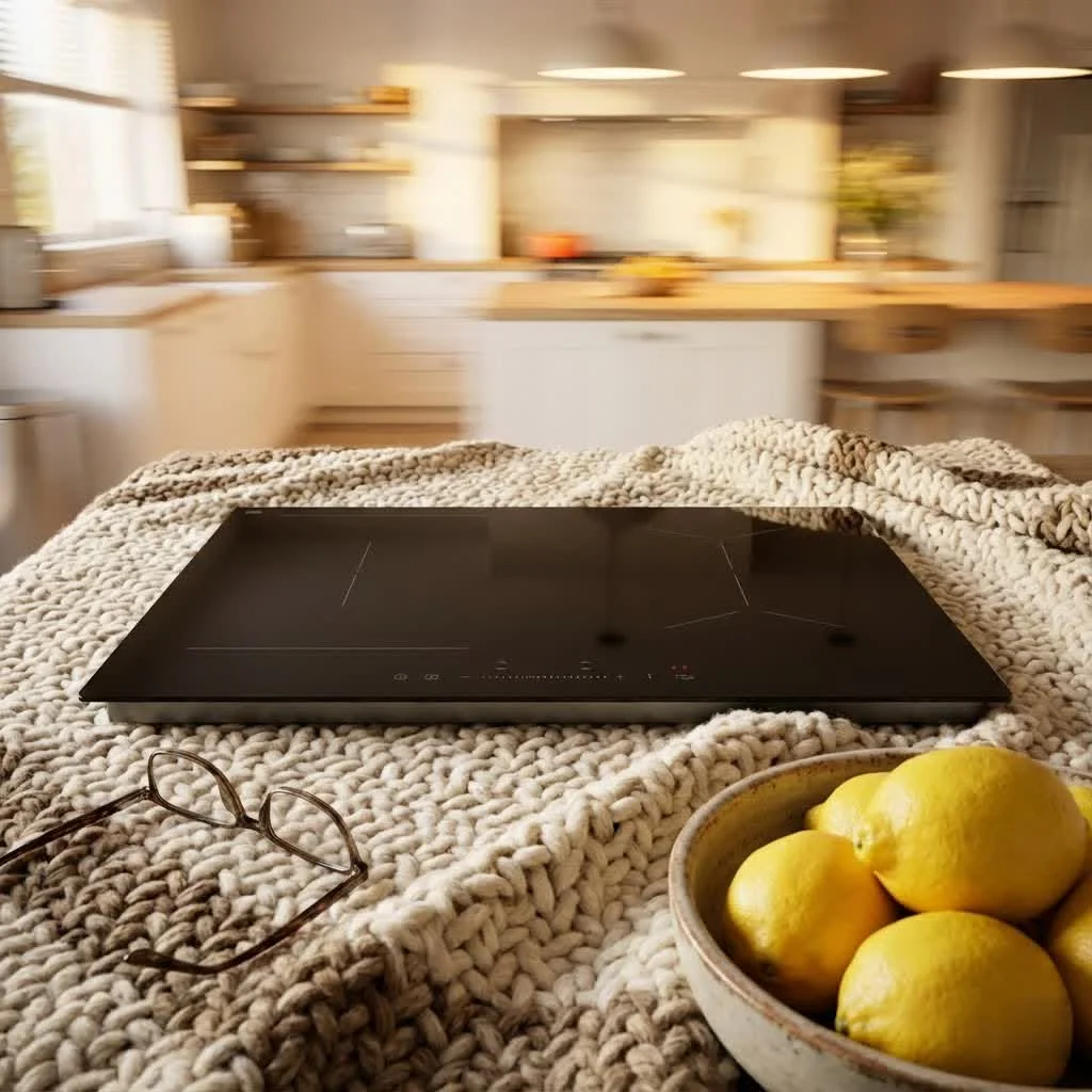 IKEA Tillreda portable induction hob on a kitchen counter