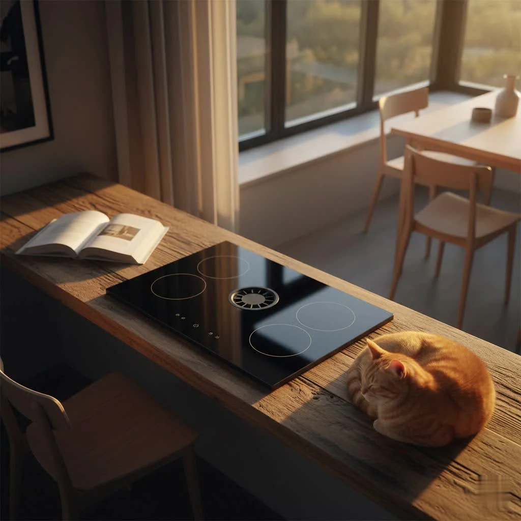 IKEA portable induction hob on a kitchen counter